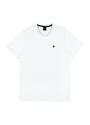 Outlet - Camiseta Manga Curta Lisa Masculino Branco - OUTLET