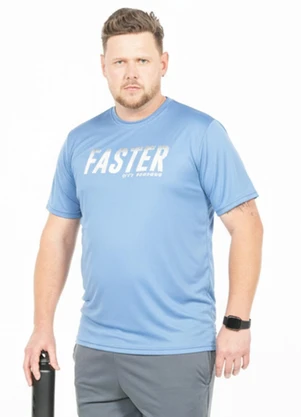 Decoy - Camiseta Manga Curta Plus Size Azul - DECOY
