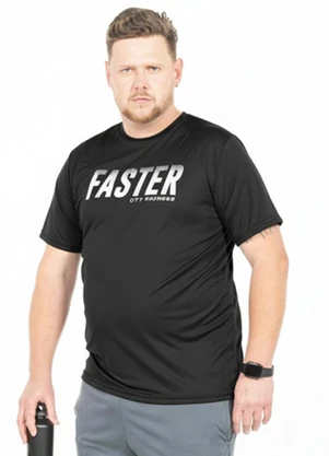Decoy - Camiseta Manga Curta Plus Size Preto - DECOY