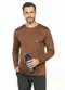 Decoy - Camiseta Manga Longa com Bordado Marrom - variação: Marrom