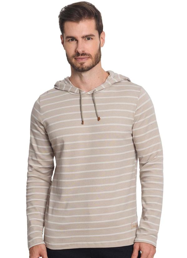 Diametro - Camiseta Manga Longa com Capuz Cinza