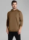 Aurus - Camiseta Manga Longa com Capuz Preto - variação: Marrom