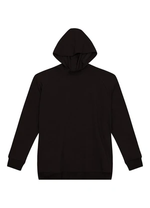 Aurus - Camiseta Manga Longa com Capuz Preto - AURUS