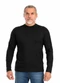 Biogás - Camiseta Manga Longa Fleece Mesclado Preto - variação: Preto