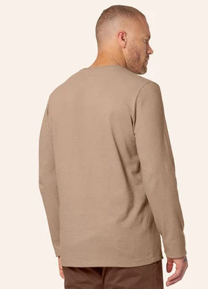 Diametro - Camiseta Manga Longa Marrom - DIAMETRO