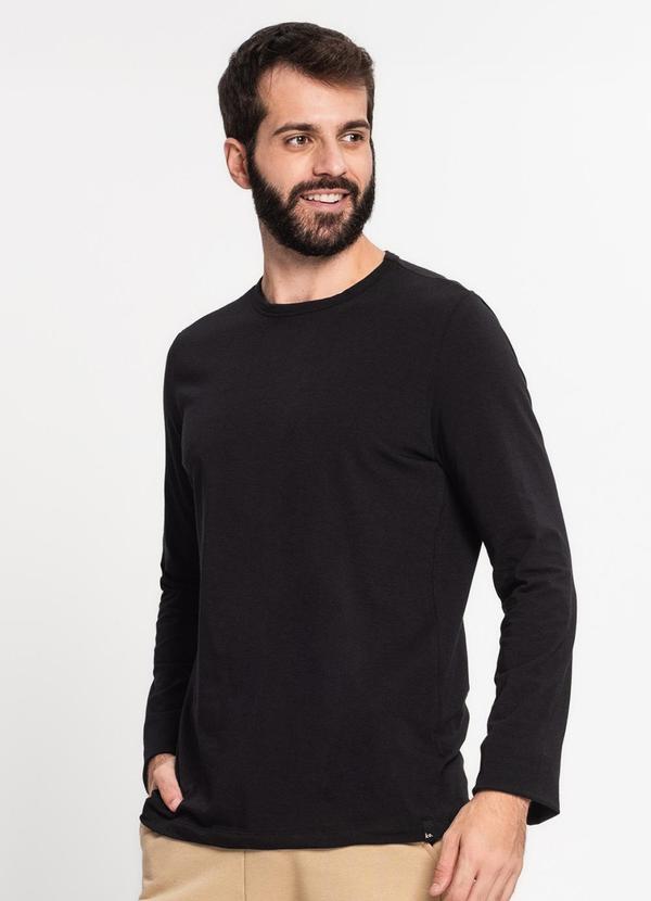 Rovitex - Camiseta Manga Longa Masculina Kohmar Preto 1