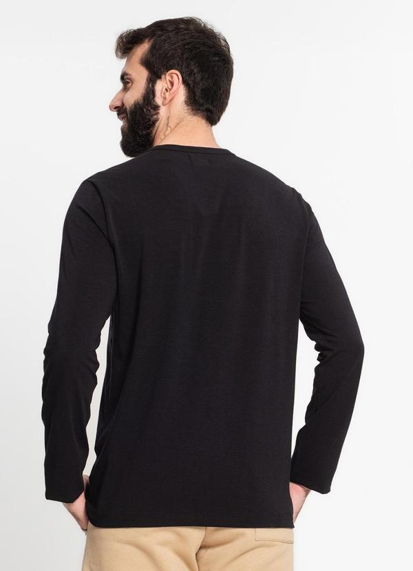 Rovitex - Camiseta Manga Longa Masculina Kohmar Preto 2