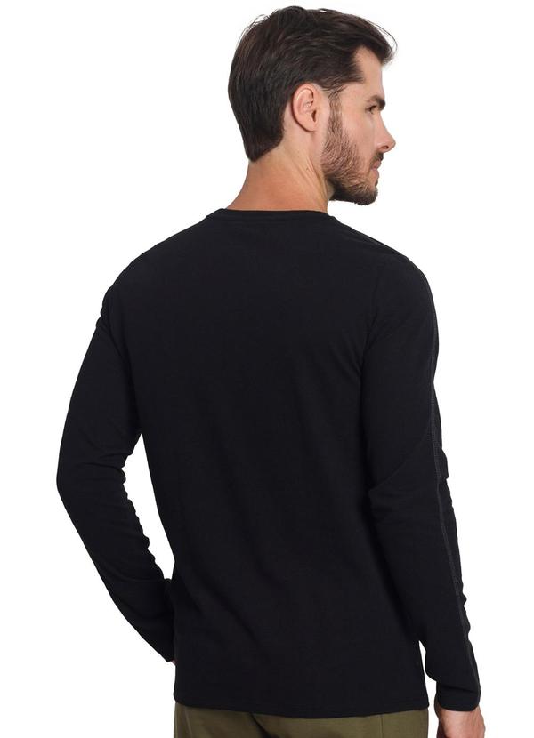 Diametro - Camiseta Manga Longa Meia Malha Strong Preto 2