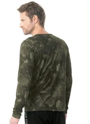 Diametro - Camiseta Manga Longa Meia Malha Verde - DIAMETRO