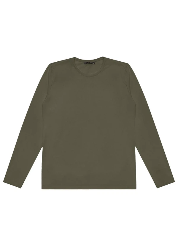 Diametro - Camiseta Manga Longa Meia Malha Verde