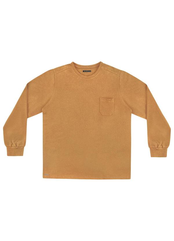 Diametro - Camiseta Manga Longa Plus Size Marrom