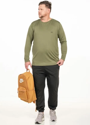 Decoy - Camiseta Manga Longa Plus Size Verde - DECOY