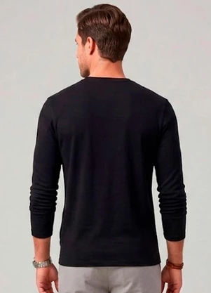 Diametro - Camiseta Manga Longa Preto - DIAMETRO