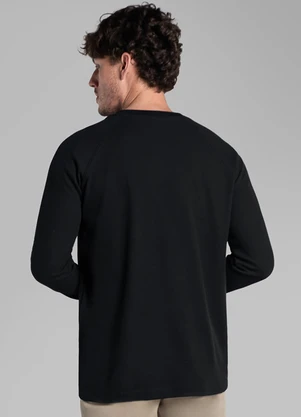 Aurus - Camiseta Manga Longa Preto - AURUS