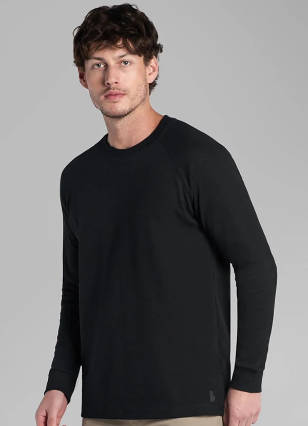 Aurus - Camiseta Manga Longa Preto