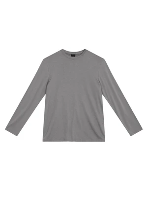 Essendi - Camiseta Masculina em Malha Cinza - ESSENDI