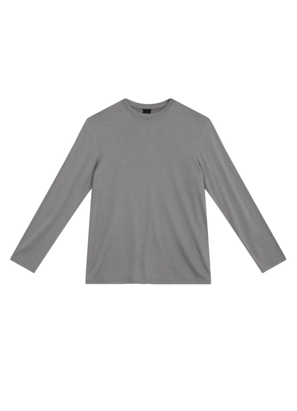 Essendi - Camiseta Masculina em Malha Cinza