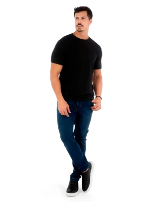 Decoy - Camiseta Masculina em Poliamida Preto - DECOY