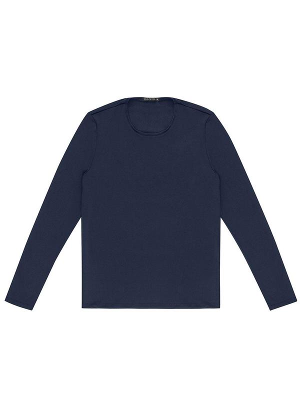 Diametro - Camiseta Masculina Manga Longa Térmica Azul