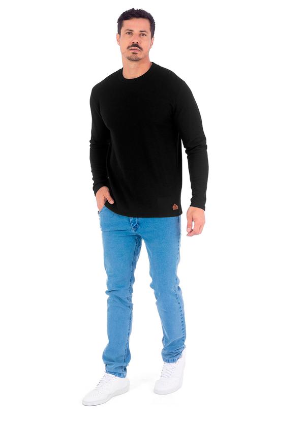 Decoy - Camiseta Masculina Manga Longa Térmica Preto