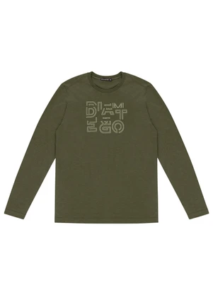 Diametro - Camiseta Masculina Manga Longa Verde - DIAMETRO