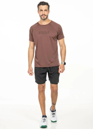 Cobertura - Camiseta Masculina Strong New Marrom - COBERTURA