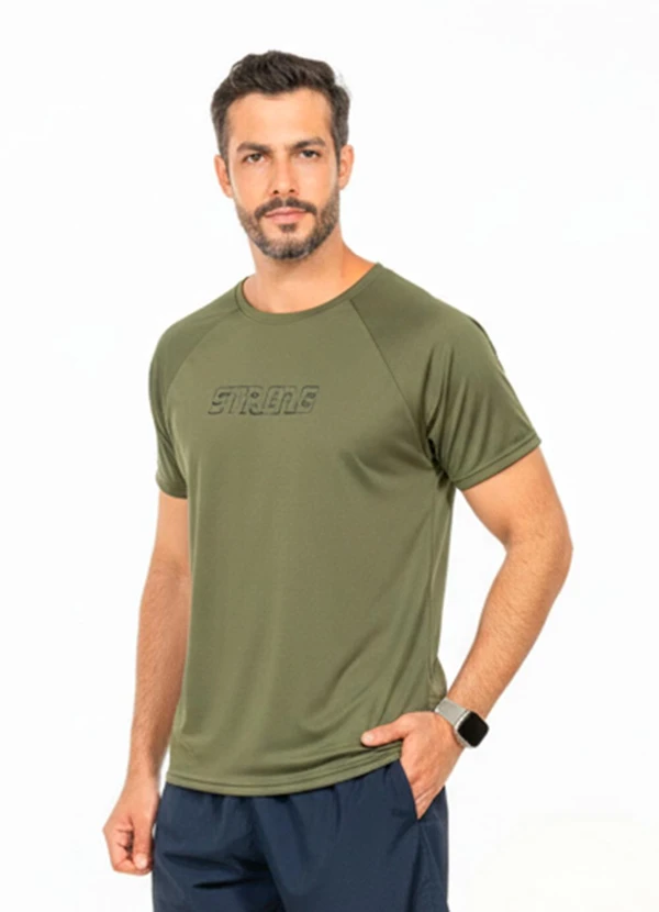 Cobertura - Camiseta Masculina Strong New Verde