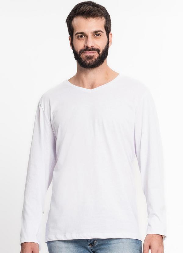 Rovitex - Camiseta Meia Malha Básica Kohmar Branco