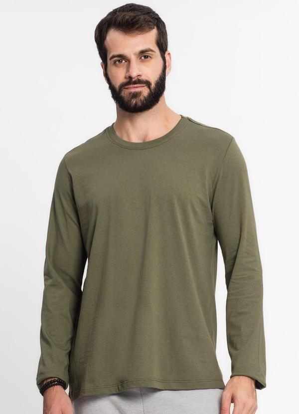 Rovitex - Camiseta Meia Malha Básica Kohmar Verde