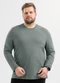 Exco - Camiseta Plus em Algodão Marrom Claro - variação: Cinza