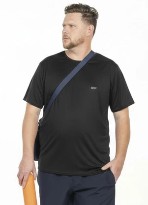 Decoy - Camiseta Plus Size com Bordado Preto - DECOY