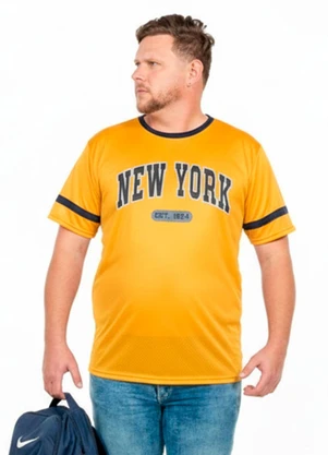 Decoy - Camiseta Plus Size Masculina Amarelo - DECOY