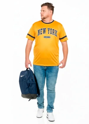 Decoy - Camiseta Plus Size Masculina Amarelo - DECOY