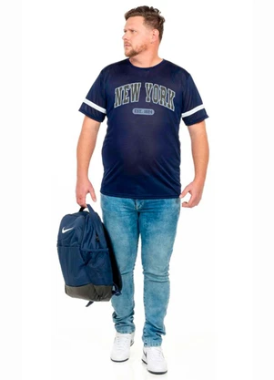Decoy - Camiseta Plus Size Masculina Azul - DECOY