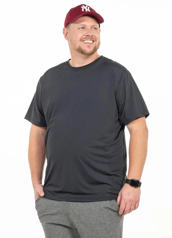 Decoy - Camiseta Plus Size Masculina Preto