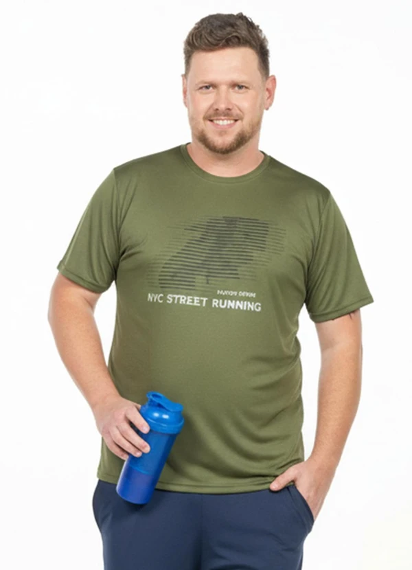 Decoy - Camiseta Plus Size Masculina Verde