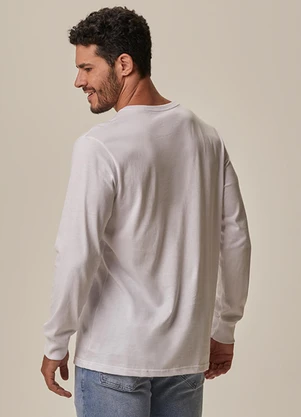 Malwee - Camiseta Regular Malha Branco - MALWEE