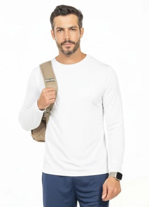 Cobertura - Camiseta Térmica Gola Alta Branco - COBERTURA