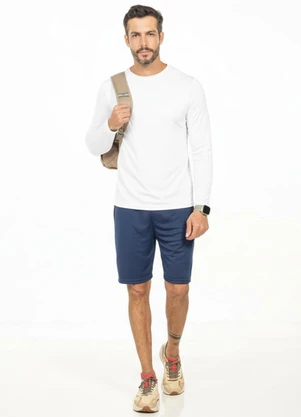Cobertura - Camiseta Térmica Gola Alta Branco - COBERTURA