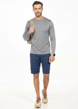 Cobertura - Camiseta Térmica Gola Alta Cinza - COBERTURA