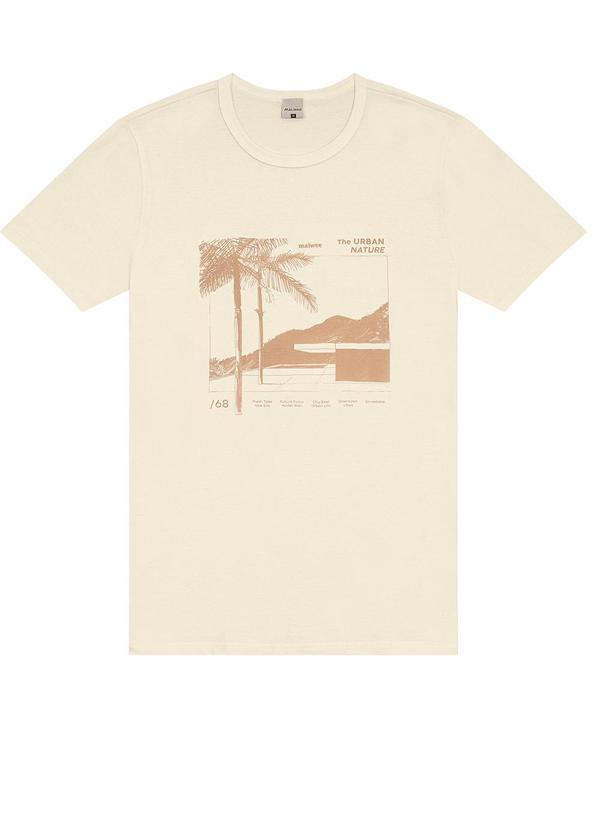 Malwee - Camiseta The Urban Nature Masculina Bege 3