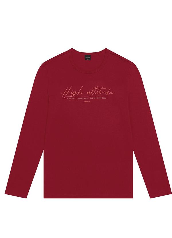 Malwee - Camiseta Tradicional High Altitude  Vermelho 4