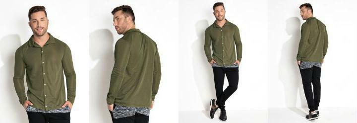 Camiseta Verde com Botes