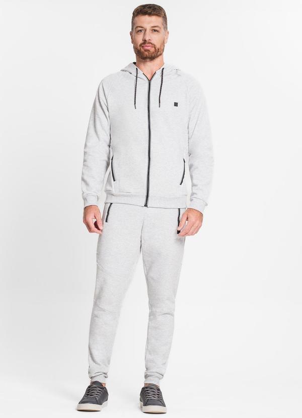 Diametro - Conjunto Masculino Jaqueta com Calça Cinza