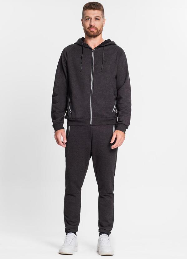 Diametro - Conjunto Masculino Jaqueta com Calça Preto