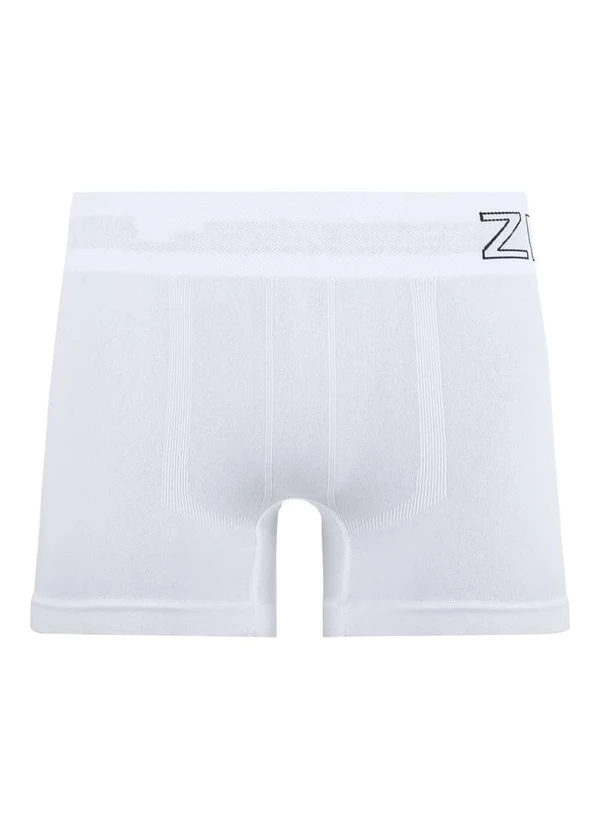 Rovitex - Cueca Boxer com Jacquard sem Costura Branco