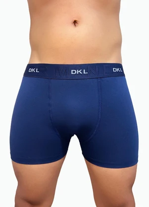 Dukali - Cueca Boxer de Algodão Azul - DUKALI