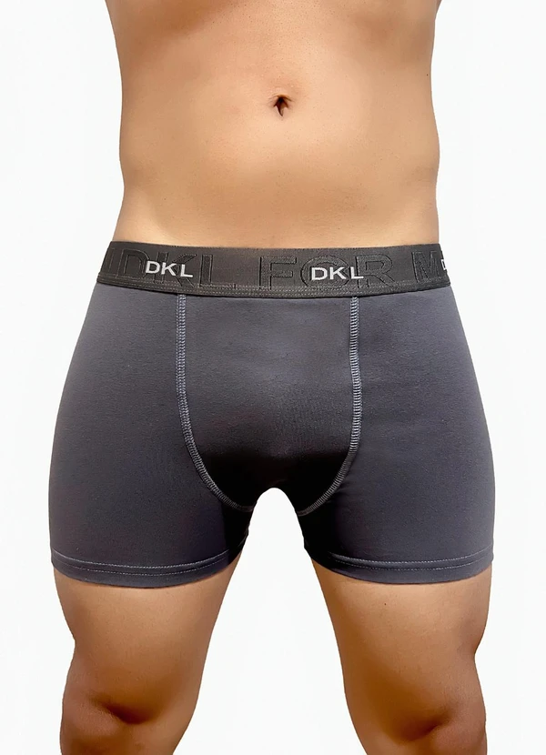 Dukali - Cueca Boxer de Algodão Cinza