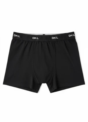 Dukali - Cueca Boxer de Algodão Preto - DUKALI