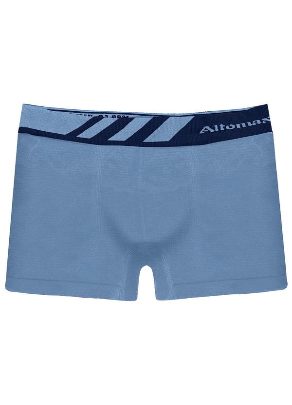 Rovitex - Cueca Boxer Lisa Microfibra Altomax Azul